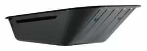 BLACK PAINTED TRAY 100 L - 6 holes